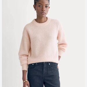 Everlane Crew Neck Aplaca Ribbed Sweater